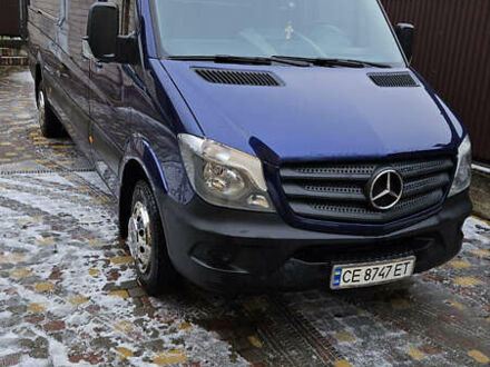Синий Мерседес Sprinter, объемом двигателя 3 л и пробегом 445 тыс. км за 28000 $, фото 1 на Automoto.ua