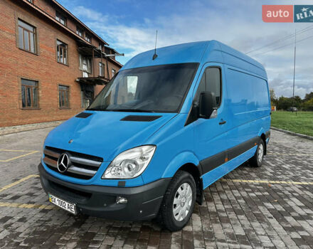 Синий Мерседес Sprinter, объемом двигателя 2.2 л и пробегом 442 тыс. км за 13800 $, фото 1 на Automoto.ua