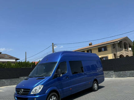 Синий Мерседес Sprinter, объемом двигателя 3 л и пробегом 540 тыс. км за 20000 $, фото 1 на Automoto.ua