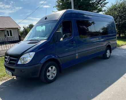 Синий Мерседес Sprinter, объемом двигателя 2.2 л и пробегом 360 тыс. км за 13700 $, фото 1 на Automoto.ua