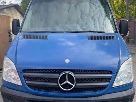 Синий Мерседес Sprinter, объемом двигателя 2.2 л и пробегом 355 тыс. км за 15000 $, фото 1 на Automoto.ua