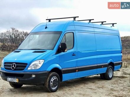 Синий Мерседес Sprinter, объемом двигателя 2.2 л и пробегом 363 тыс. км за 19300 $, фото 1 на Automoto.ua