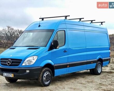 Синий Мерседес Sprinter, объемом двигателя 2.2 л и пробегом 363 тыс. км за 19300 $, фото 1 на Automoto.ua