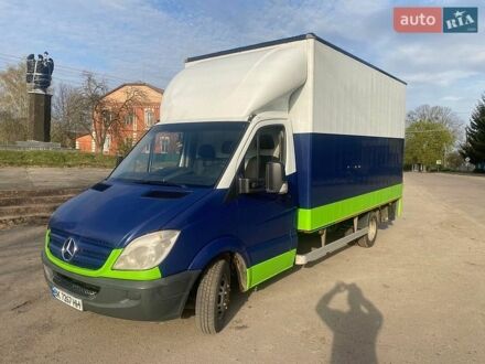 Синий Мерседес Sprinter, объемом двигателя 2.15 л и пробегом 290 тыс. км за 15200 $, фото 1 на Automoto.ua