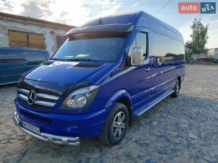 Синий Мерседес Sprinter, объемом двигателя 2.2 л и пробегом 7 тыс. км за 29900 $, фото 1 на Automoto.ua