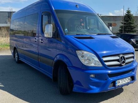 Синий Мерседес Sprinter, объемом двигателя 3 л и пробегом 426 тыс. км за 17000 $, фото 1 на Automoto.ua