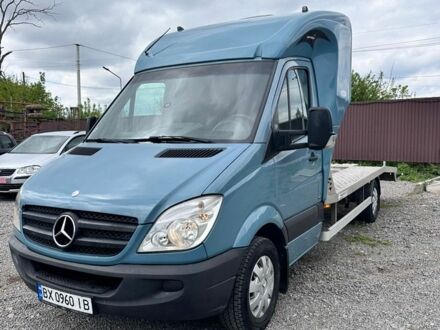 Синий Мерседес Sprinter, объемом двигателя 2.99 л и пробегом 390 тыс. км за 27000 $, фото 1 на Automoto.ua