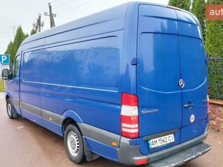 Синий Мерседес Sprinter, объемом двигателя 2.1 л и пробегом 390 тыс. км за 15750 $, фото 1 на Automoto.ua