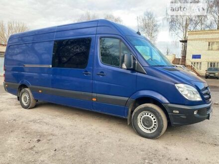 Синій Мерседес Sprinter, об'ємом двигуна 2.14 л та пробігом 441 тис. км за 14800 $, фото 1 на Automoto.ua