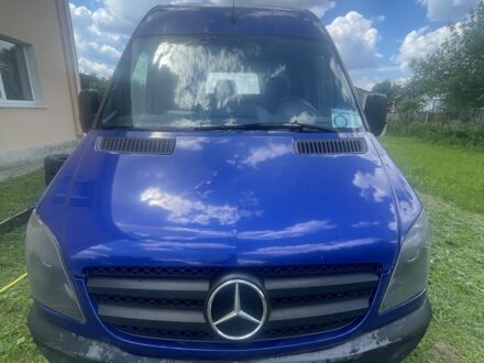 Синий Мерседес Sprinter, объемом двигателя 2.1 л и пробегом 579 тыс. км за 13500 $, фото 1 на Automoto.ua