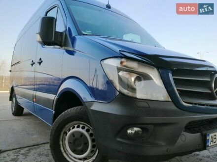 Синий Мерседес Sprinter, объемом двигателя 2.2 л и пробегом 405 тыс. км за 18700 $, фото 1 на Automoto.ua