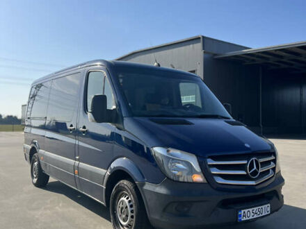 Синий Мерседес Sprinter, объемом двигателя 2.2 л и пробегом 341 тыс. км за 22500 $, фото 1 на Automoto.ua
