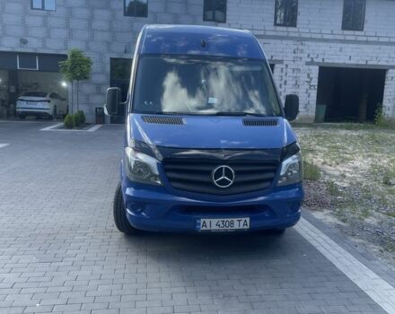 Синий Мерседес Sprinter, объемом двигателя 2.2 л и пробегом 348 тыс. км за 29999 $, фото 1 на Automoto.ua