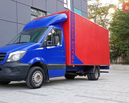 Синий Мерседес Sprinter, объемом двигателя 2.14 л и пробегом 495 тыс. км за 19999 $, фото 1 на Automoto.ua