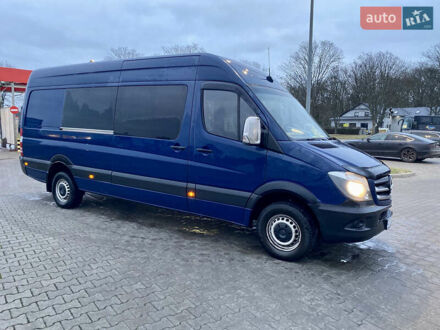 Мерседес Sprinter 2014 в Коломые на Automoto.ua Синий Мерседес Sprinter, объемом двигателя 2.14 л и пробегом 700 тыс. км за 18700 $, фото 1 на Automoto.ua