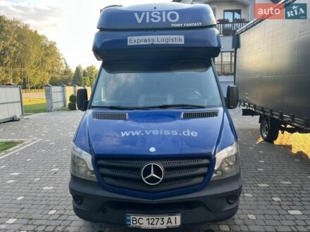 Синий Мерседес Sprinter, объемом двигателя 2.14 л и пробегом 480 тыс. км за 14000 $, фото 1 на Automoto.ua