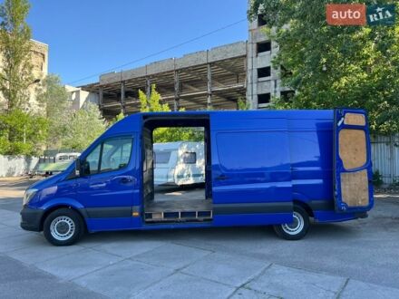 Синий Мерседес Sprinter, объемом двигателя 2.14 л и пробегом 443 тыс. км за 18400 $, фото 1 на Automoto.ua