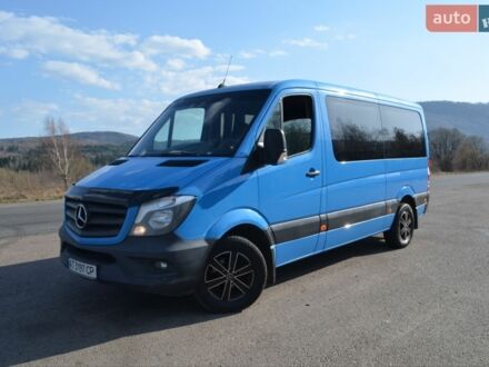Синий Мерседес Sprinter, объемом двигателя 2.1 л и пробегом 385 тыс. км за 19600 $, фото 1 на Automoto.ua