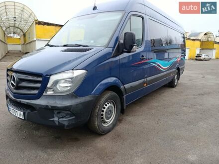 Синий Мерседес Sprinter, объемом двигателя 2.2 л и пробегом 239 тыс. км за 30500 $, фото 1 на Automoto.ua