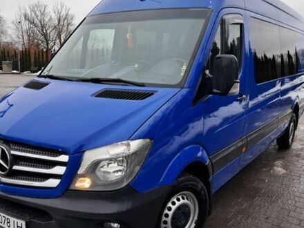 Синий Мерседес Sprinter, объемом двигателя 2.2 л и пробегом 290 тыс. км за 24800 $, фото 1 на Automoto.ua