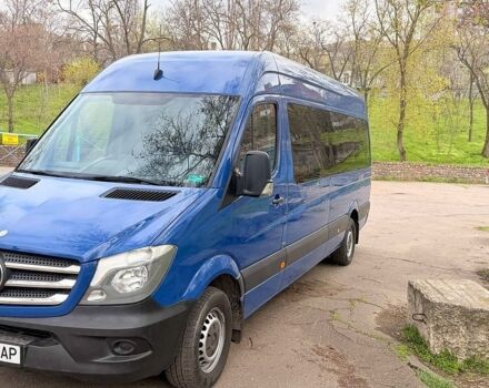 Синий Мерседес Sprinter, объемом двигателя 2.14 л и пробегом 364 тыс. км за 38750 $, фото 1 на Automoto.ua