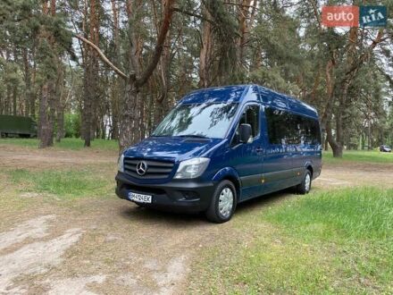 Синий Мерседес Sprinter, объемом двигателя 3 л и пробегом 304 тыс. км за 34313 $, фото 1 на Automoto.ua