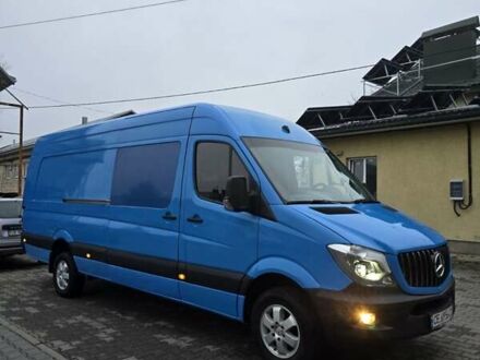Синий Мерседес Sprinter, объемом двигателя 3 л и пробегом 200 тыс. км за 26000 $, фото 1 на Automoto.ua