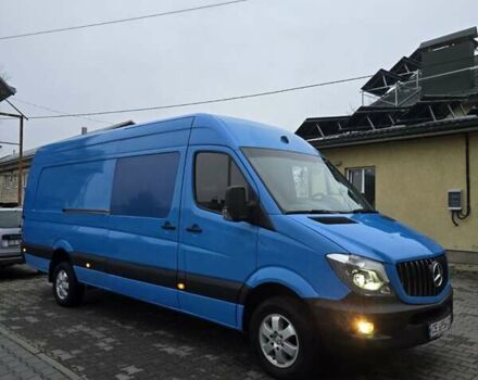 Синий Мерседес Sprinter, объемом двигателя 3 л и пробегом 200 тыс. км за 26000 $, фото 1 на Automoto.ua