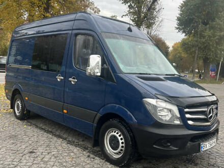 Синий Мерседес Sprinter, объемом двигателя 2.2 л и пробегом 295 тыс. км за 17500 $, фото 1 на Automoto.ua