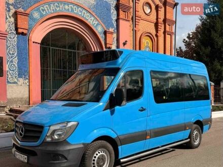 Синий Мерседес Sprinter, объемом двигателя 2.14 л и пробегом 316 тыс. км за 19800 $, фото 1 на Automoto.ua