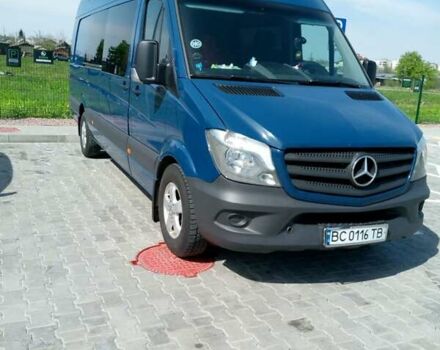 Синий Мерседес Sprinter, объемом двигателя 2.2 л и пробегом 397 тыс. км за 27000 $, фото 1 на Automoto.ua