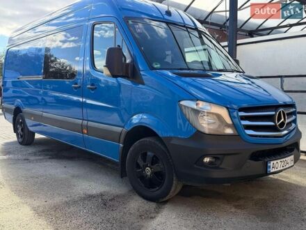 Синий Мерседес Sprinter, объемом двигателя 3 л и пробегом 610 тыс. км за 29000 $, фото 1 на Automoto.ua