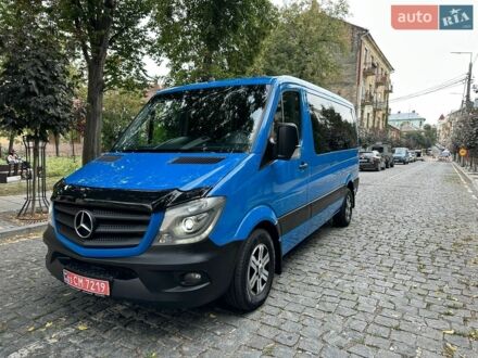 Синий Мерседес Sprinter, объемом двигателя 2.2 л и пробегом 335 тыс. км за 21827 $, фото 1 на Automoto.ua