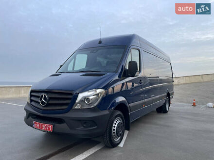 Синий Мерседес Sprinter, объемом двигателя 2.2 л и пробегом 257 тыс. км за 30500 $, фото 1 на Automoto.ua