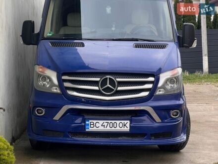 Синій Мерседес Sprinter, об'ємом двигуна 2.2 л та пробігом 224 тис. км за 35000 $, фото 1 на Automoto.ua