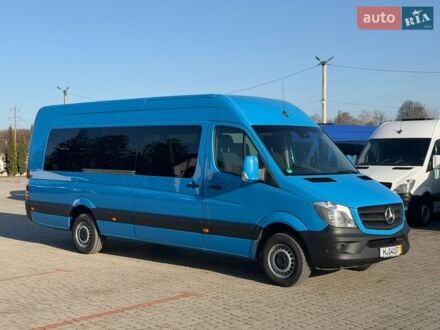 Синий Мерседес Sprinter, объемом двигателя 2.1 л и пробегом 281 тыс. км за 34400 $, фото 1 на Automoto.ua