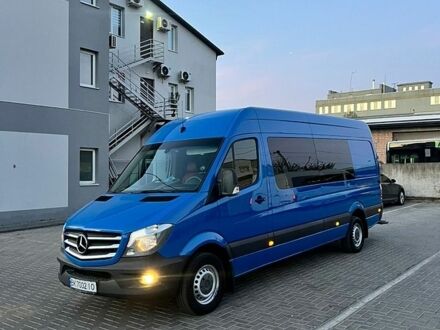 Синий Мерседес Sprinter, объемом двигателя 2.14 л и пробегом 360 тыс. км за 35000 $, фото 1 на Automoto.ua