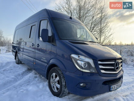 Синий Мерседес Sprinter, объемом двигателя 3 л и пробегом 421 тыс. км за 36000 $, фото 1 на Automoto.ua