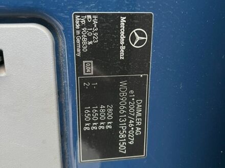 Синій Мерседес Sprinter, об'ємом двигуна 2.14 л та пробігом 543 тис. км за 21500 $, фото 1 на Automoto.ua