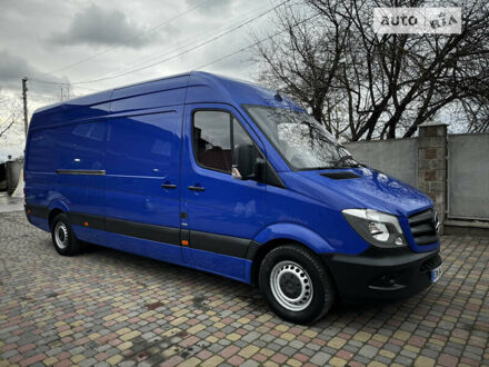 Синий Мерседес Sprinter, объемом двигателя 2.2 л и пробегом 267 тыс. км за 21990 $, фото 1 на Automoto.ua