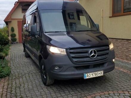 Синий Мерседес Sprinter, объемом двигателя 2.2 л и пробегом 221 тыс. км за 35000 $, фото 1 на Automoto.ua