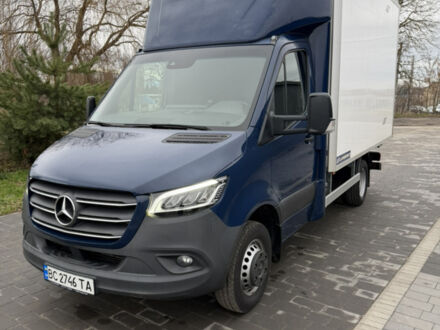 Синий Мерседес Sprinter, объемом двигателя 2.99 л и пробегом 173 тыс. км за 49500 $, фото 1 на Automoto.ua
