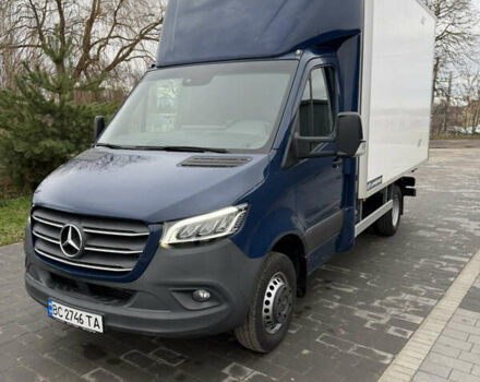 Синий Мерседес Sprinter, объемом двигателя 2.99 л и пробегом 173 тыс. км за 49500 $, фото 1 на Automoto.ua