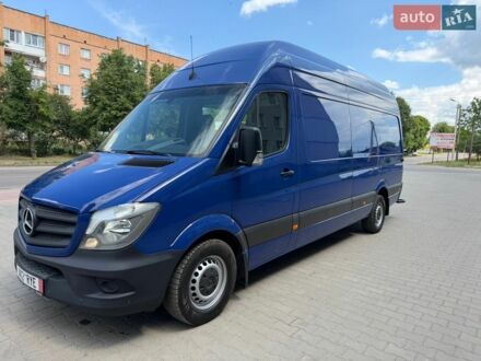 Синий Мерседес Sprinter, объемом двигателя 2.2 л и пробегом 242 тыс. км за 21600 $, фото 1 на Automoto.ua