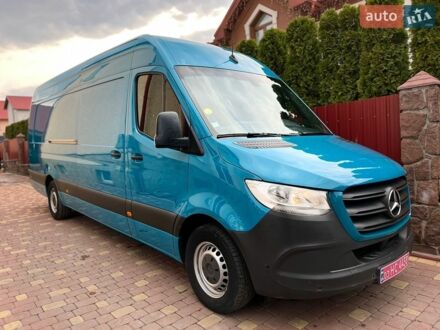 Синий Мерседес Sprinter, объемом двигателя 2.2 л и пробегом 288 тыс. км за 28000 $, фото 1 на Automoto.ua