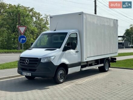 Синий Мерседес Sprinter, объемом двигателя 2.2 л и пробегом 210 тыс. км за 37500 $, фото 1 на Automoto.ua
