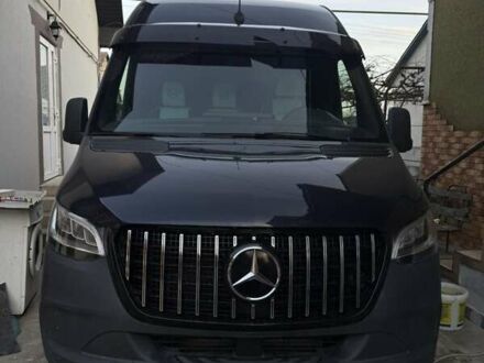 Синий Мерседес Sprinter, объемом двигателя 2.14 л и пробегом 293 тыс. км за 38500 $, фото 1 на Automoto.ua