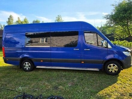 Синий Мерседес Sprinter, объемом двигателя 2.14 л и пробегом 680 тыс. км за 28000 $, фото 1 на Automoto.ua