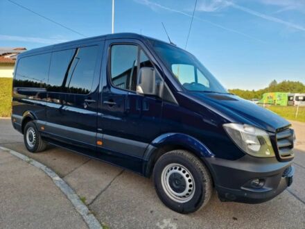 Синий Мерседес Sprinter, объемом двигателя 2.2 л и пробегом 47 тыс. км за 11000 $, фото 1 на Automoto.ua