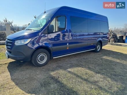 Синий Мерседес Sprinter, объемом двигателя 2.14 л и пробегом 166 тыс. км за 33500 $, фото 1 на Automoto.ua